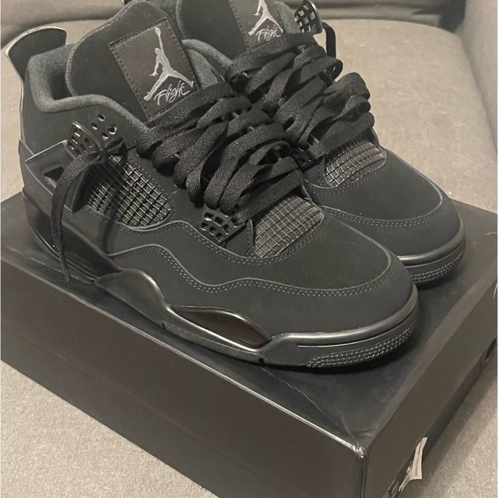 Air Jordan 4 "Black Cat" - Great Condition, Never Worn